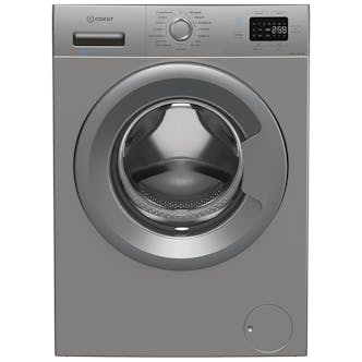 Indesit IP1046SPUSHG 10kg 1400 Spin Washing Machine in Silver A Rated Push&G