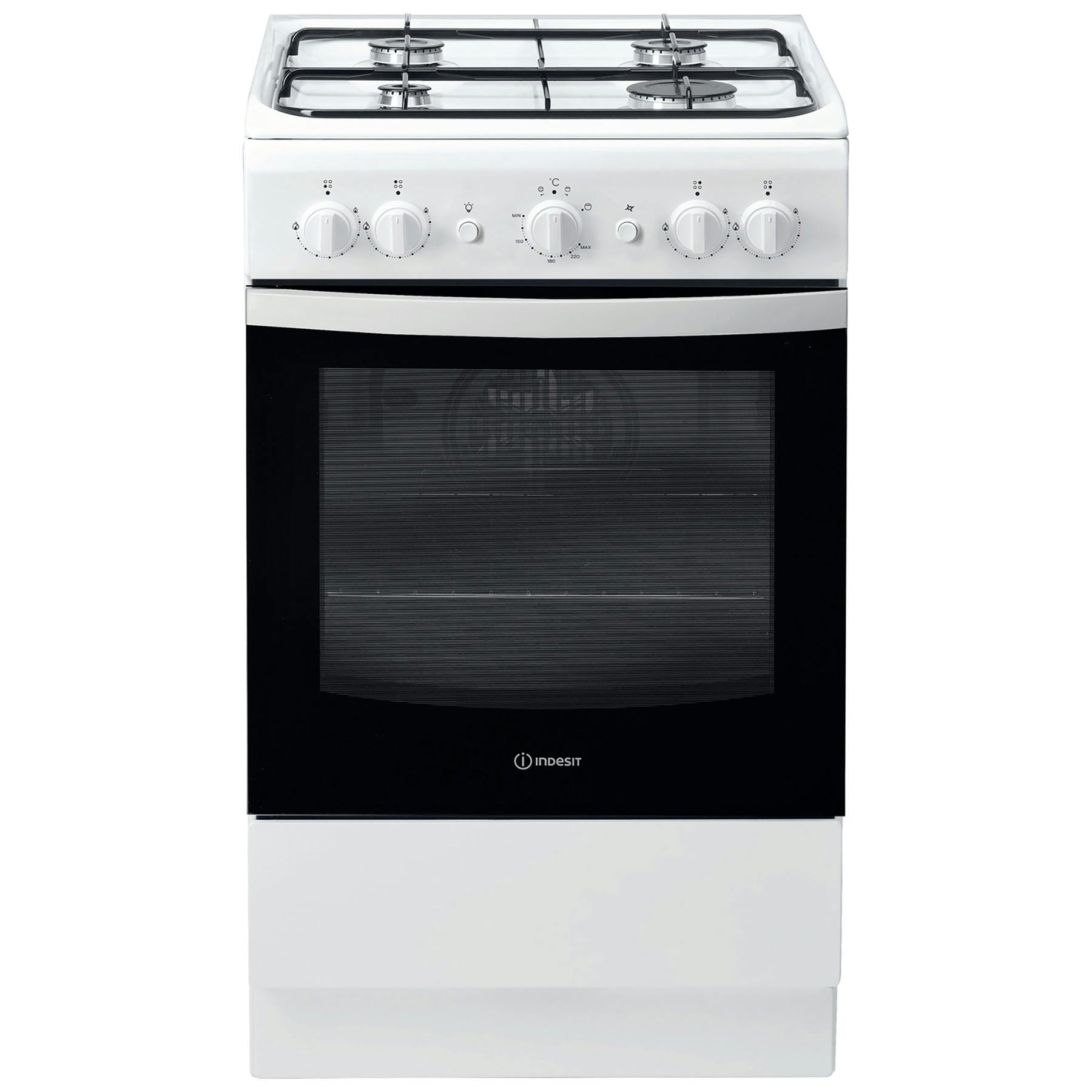 indesit single oven white