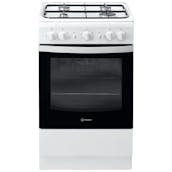 Indesit IS5G1KMW 50cm Single Oven Gas Cooker in White 59 Litres