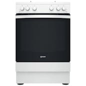 Indesit IS67G1PMW 60cm Single Oven Gas Cooker in White 71 Litre