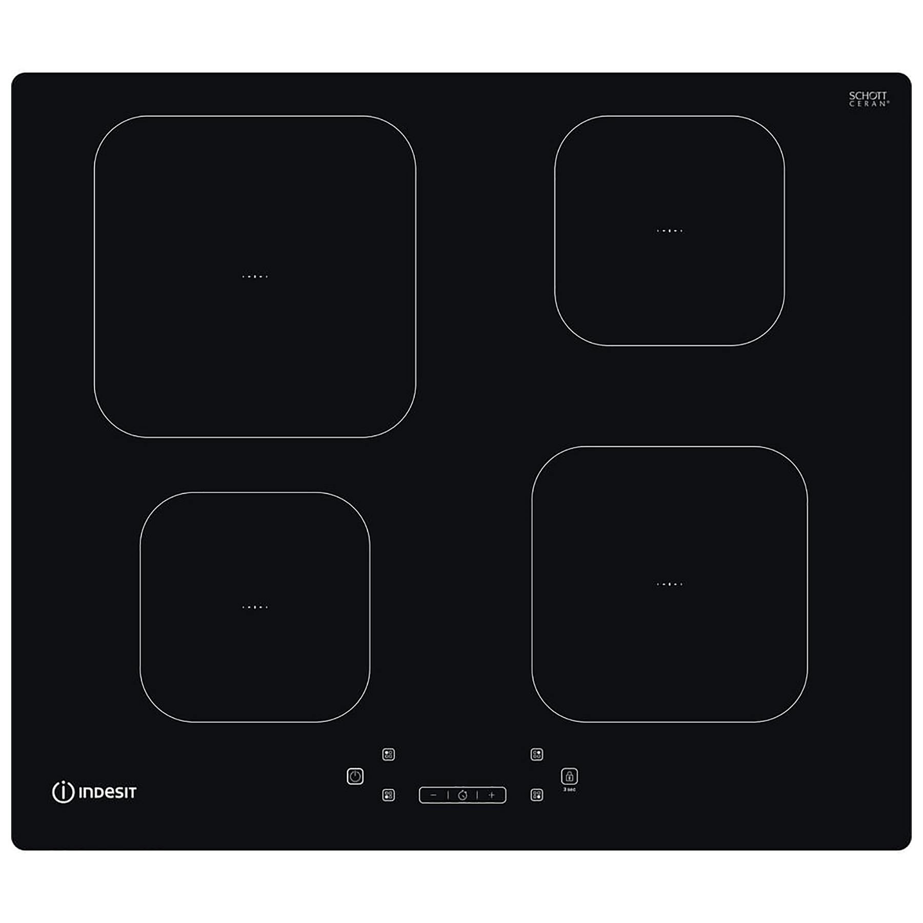 indesit is83q60ne electric induction hob