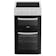 Indesit ITE5VMW 50cm Twin Cavity Electric Cooker in White Ceramic Hob 5