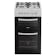 Indesit ITG5GMW 50cm Twin Cavity Gas Cooker in White 4 Gas Burners 54 L