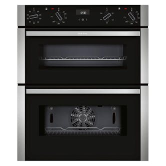 Neff J1ACE2HN0B N50 Built-Under CircoTherm Double Oven  Stainless Steel
