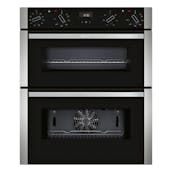 Neff J1ACE4HN0B N50 Built-Under CircoTherm Double Oven Stainless Steel