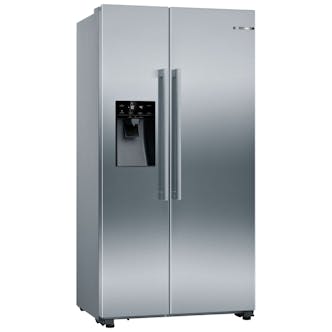 Bosch KAD93AIERG Series 6 American Fridge Freezer in Stainless Steel wit