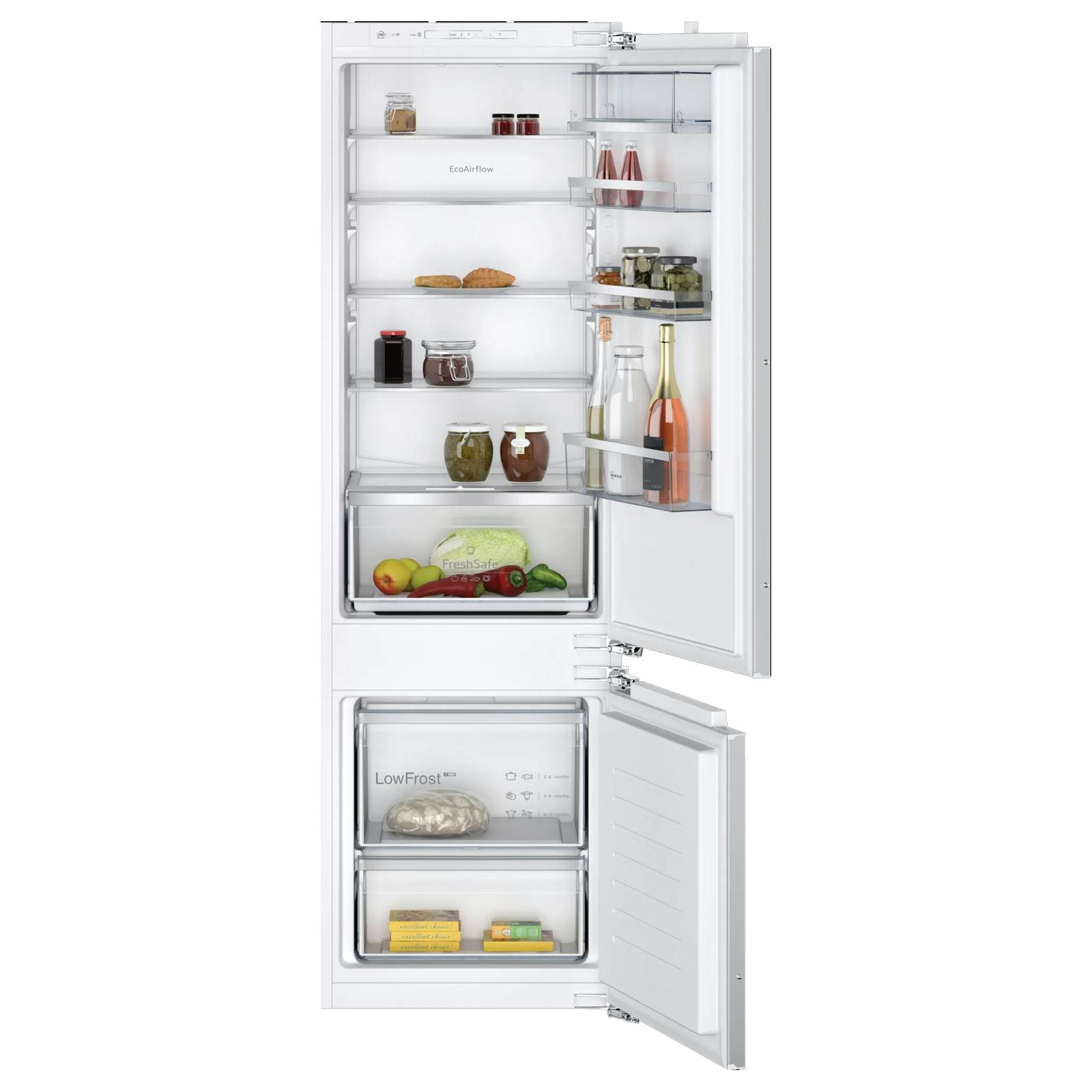 neff integrated fridge with freezer compartment