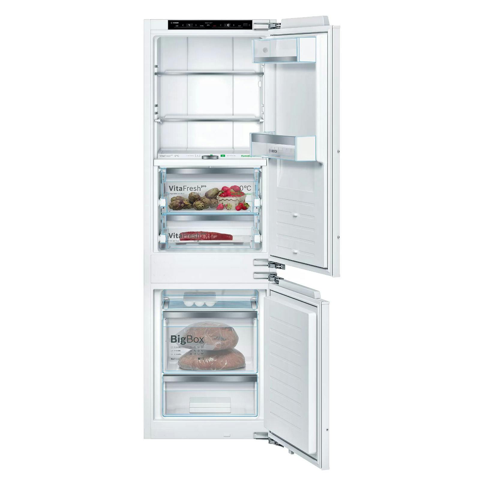 Bosch KIF86PFE0 Series8 Integrated Frost Free Fridge Freezer 60