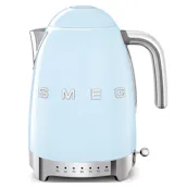 Smeg KLF04PBUK 50's Style Variable Temperature Kettle - Pastel Blue