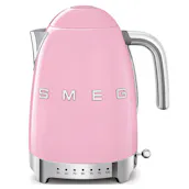 Smeg KLF04PKUK 50's Style Variable Temperature Kettle - Pink