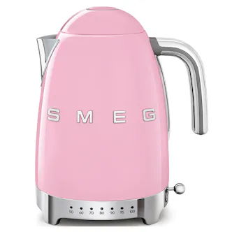 Smeg KLF04PKUK 50's Style Variable Temperature Kettle - Pink