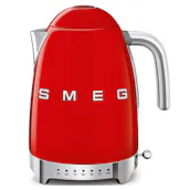 Smeg KLF04RDUK 50's Style Variable Temperature Kettle - Red