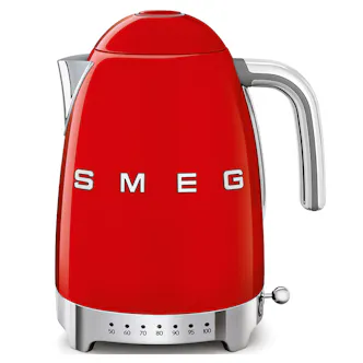 Smeg KLF04RDUK 50's Style Variable Temperature Kettle - Red
