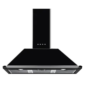 Smeg KT100BLE 100cm Victoria Chimney Hood in Black