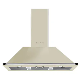 Smeg KT100PE 110cm Victoria Chimney Hood in Cream