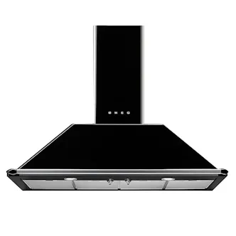 Smeg KT110BLE 110cm Victoria Chimney Hood in Black