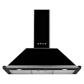 Smeg KT90BLE 90cm Victoria Chimney Hood in Black