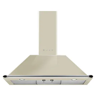 Smeg KT90PE 90cm Victoria Chimney Hood in Cream
