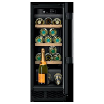 Neff KU9202HF0G N70 30cm Wide Built-In Wine Cooler in Black 21 Bottles