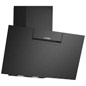 Siemens LC87KFN60B iQ300 80cm Angled Black Glass Canopy Cooker Hood