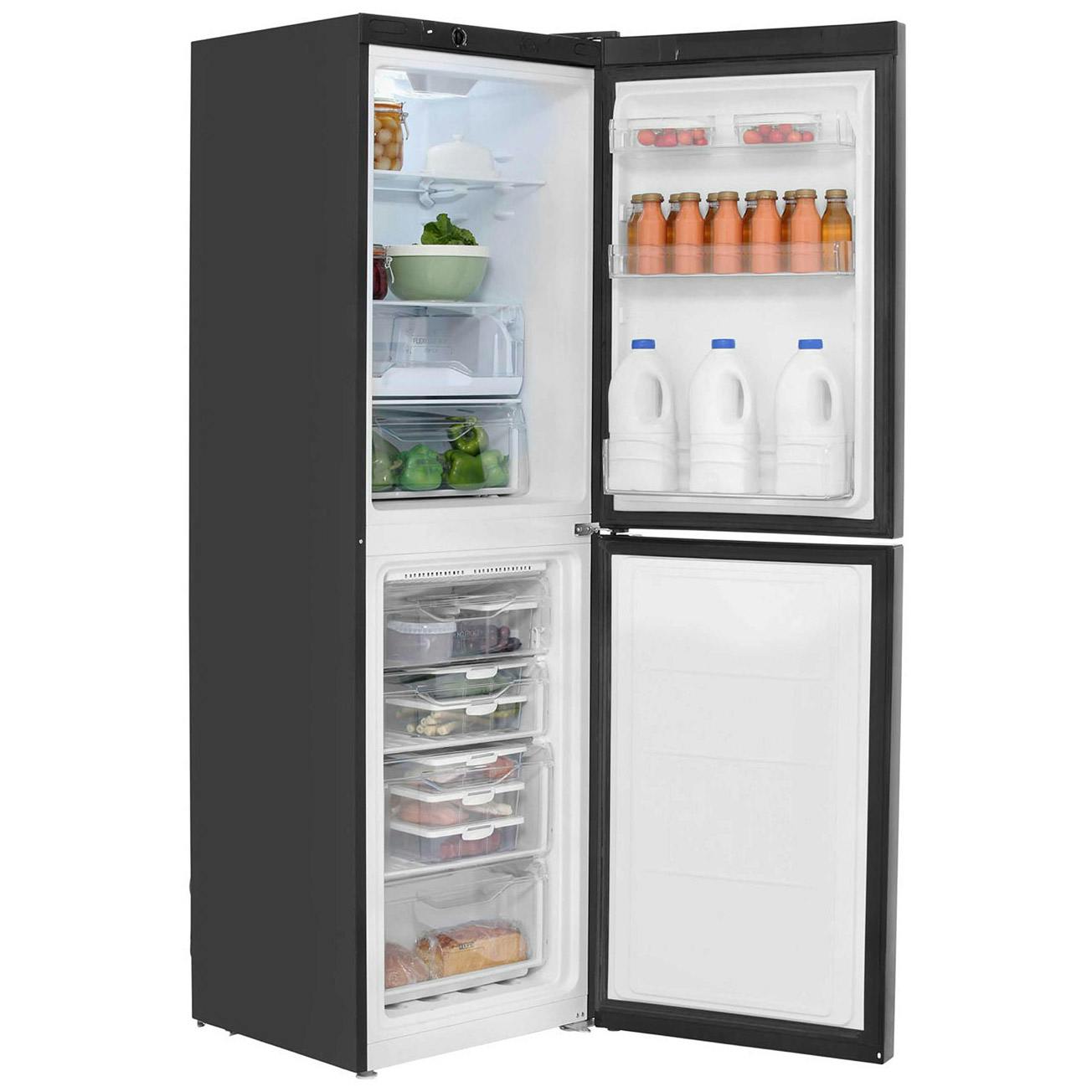 Indesit LD85F1K.1 Frost Free Fridge Freezer in Black, 1.89m W60cm A+ Indesit LD85F1K.1 Frost Free Fridge Freezer in Black, 1.89m W60cm A+