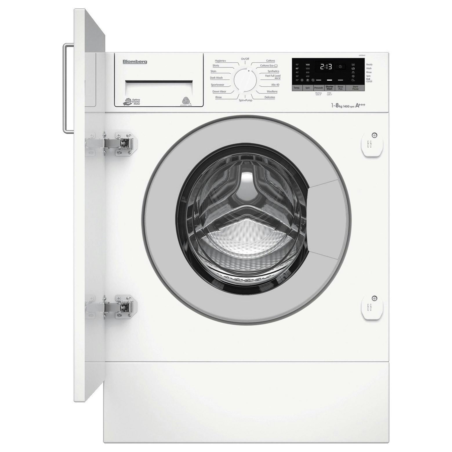 Blomberg LWI28441 Integrated Washing Machine, 1400rpm 8kg A+++ Rated