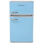 Montpellier MAB2035PB 48cm Undercounter Retro Fridge Freezer in Blue 0.85m F