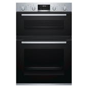 Bosch MBA5575S0B Series 6 Built In Electric Double Oven in Br/Steel