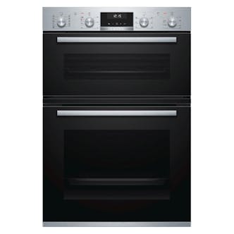 Bosch MBA5575S0B Series 6 Built In Electric Double Oven in Br/Steel