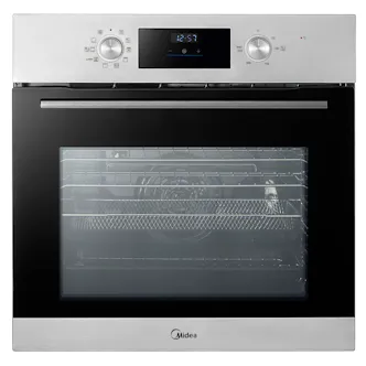 Midea MBO65M90D2SS Built-In Electric Single Oven in Stainless Steel 71L Xp