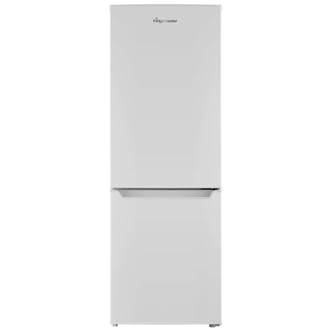 Fridgemaster MC50165AF 50cm Fridge Freezer in White 1.43m F Rated 122/53L