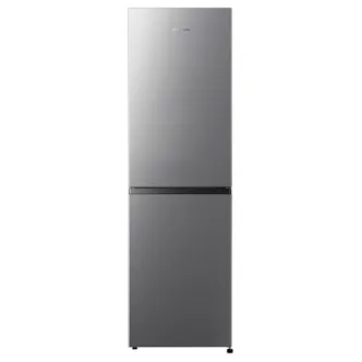 Fridgemaster MC55240ES 174cm High 50/50 Fridge Freezer in Silver 55cm Wide