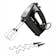 Bosch MFQ2420BGB Hand Mixer in Black 400W