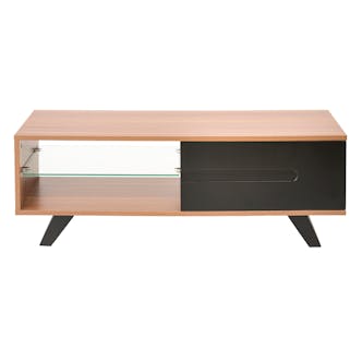  MIA-1200-WAL Miami 1200mm Wide TV Stand in Walnut & Black