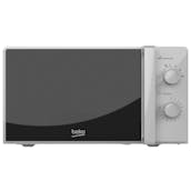 Beko MOC20100SFB Microwave Oven in Silver - 20L 700W Manual Control