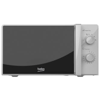 Beko MOC20100SFB Microwave Oven in Silver - 20L 700W Manual Control