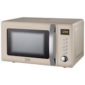 Beko MOC20200C Retro Style Microwave Oven in Cream 20 Litre 800W