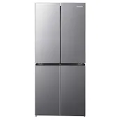 Fridgemaster MQ79395ES American Fridge Freezer in Silver Frost Free