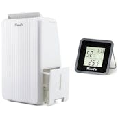 Wood's MRD10GKIT 10L Dehumidifier with Hygrometer - White