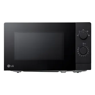 LG MS2082F Microwave Oven - Black, Manual Dial Controls, 20L 700W