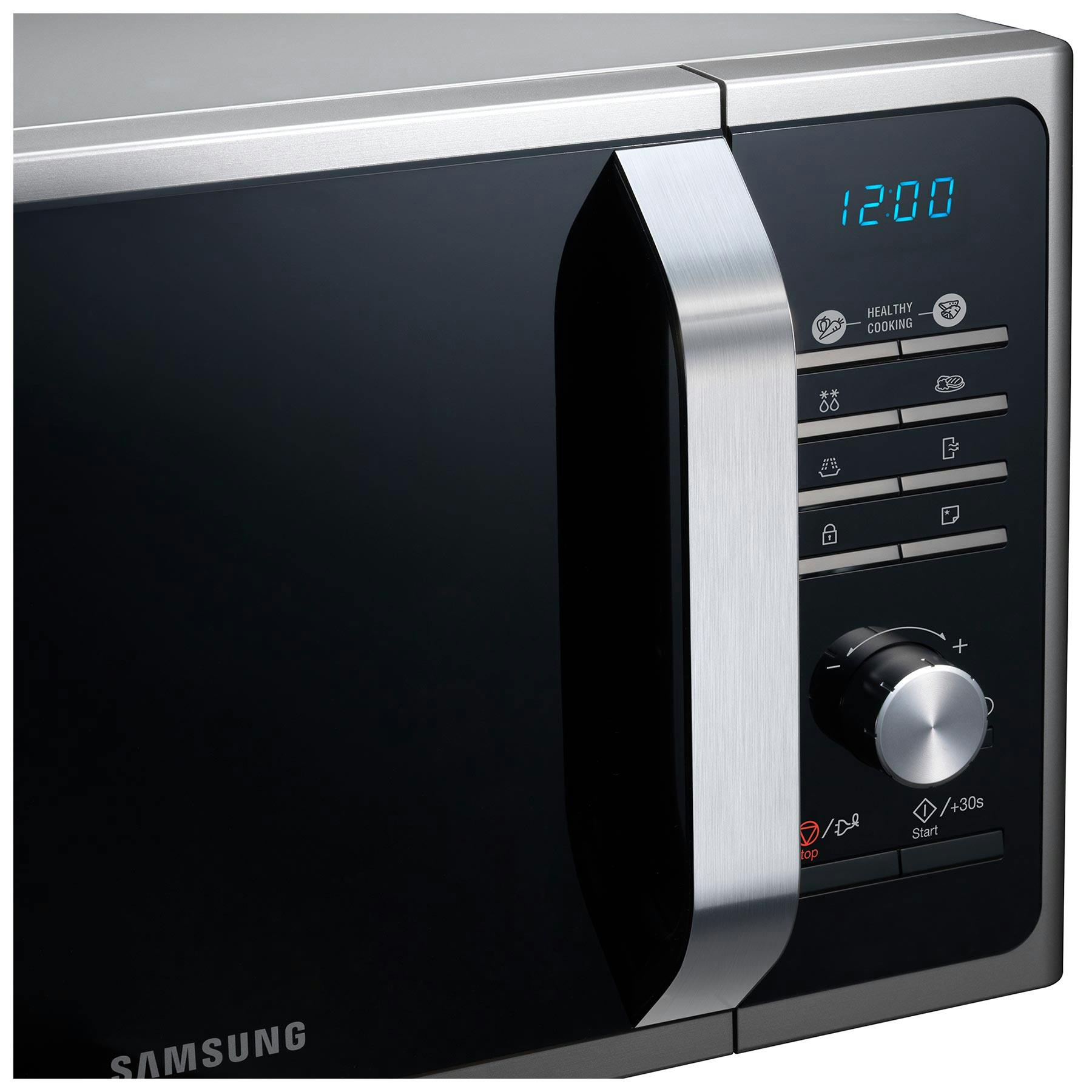 Samsung MS23F301TAS Compact Microwave Oven In Silver Tact 23 Litre 800W