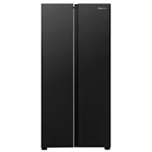Fridgemaster MS83430EB American Fridge Freezer in Black Frost Free