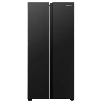 Fridgemaster MS83430EB American Fridge Freezer in Black Frost Free