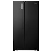 Fridgemaster MS91520EB American Fridge Freezer in Black Frost Free