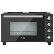 Beko MSH30B 30L Table Top Mini Oven with Hot Plates - Black