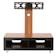  MUN-1050-WAL Munich 1050mm TV Stand in Walnut VESA Swivel Bracket