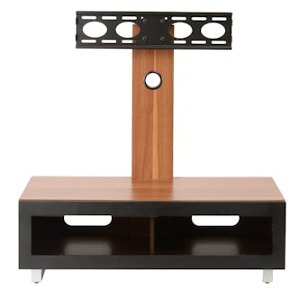  MUN-1250-WAL Munich 1250mm TV Stand in Walnut VESA Swivel Bracket