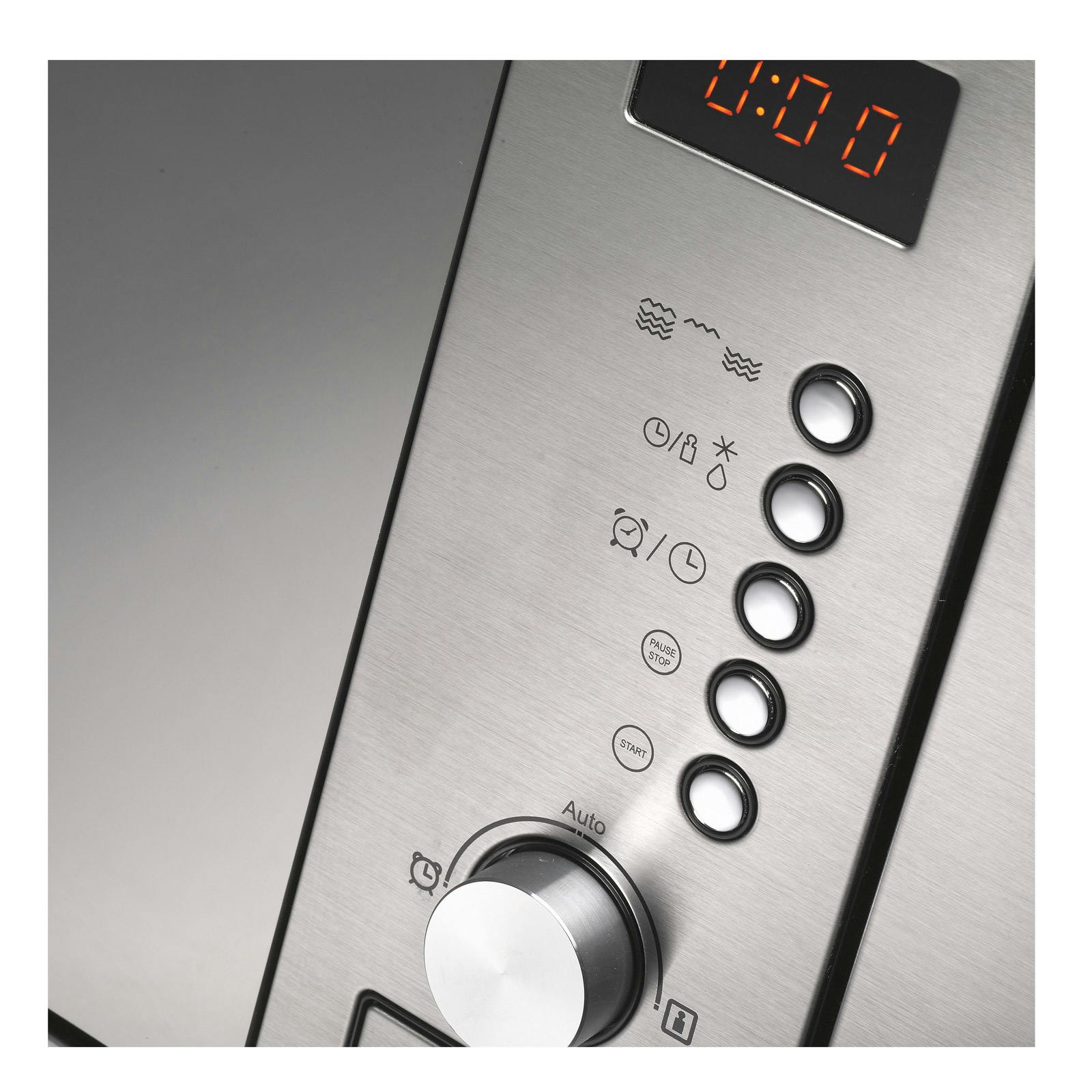 Hotpoint Mwh122 1x Built In Microwave Oven Stainless Steel 800w 20l Hotpoint Mwh122 1x
