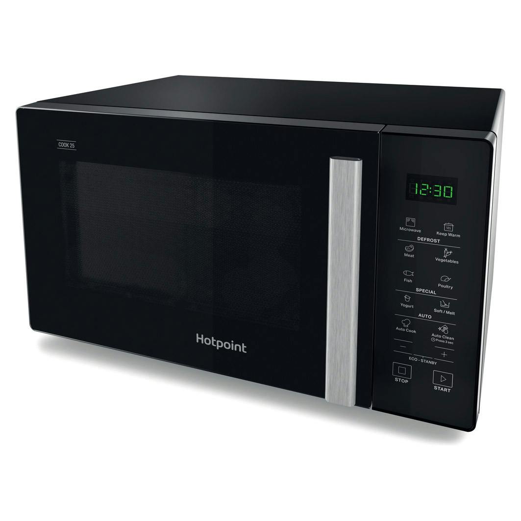 Hotpoint MWH251B Solo Microwave Oven In Black 25 Litres 900W Auto Cook