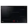 Samsung NA64D3000AK 60cm 4 Burner Gas Hob in Black Glass with Cast Iron Pan